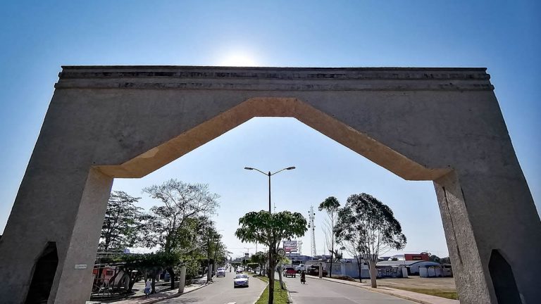 Arco Maya de entrada a Huimanguillo